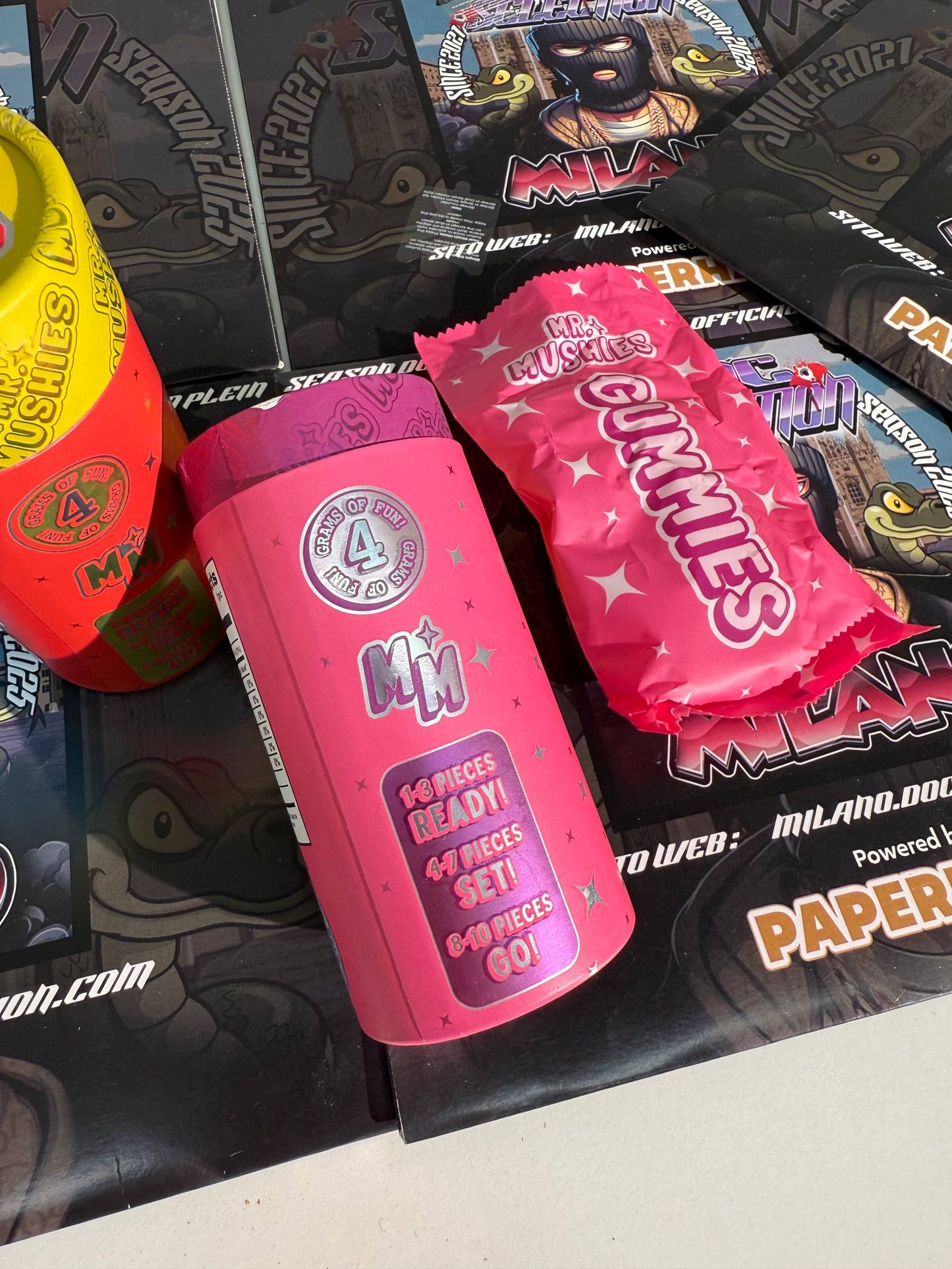 MR MUSHIES Gummies Psilocibina 4gr - PINK ACQUA MELON